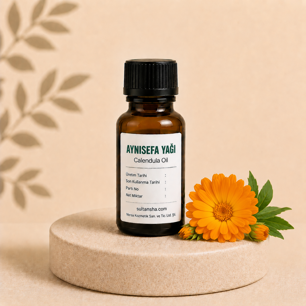 Aynısefa Yağı (Calendula Oil) cilt bakım ürünlerinde kullanılan bitkisel yağ.