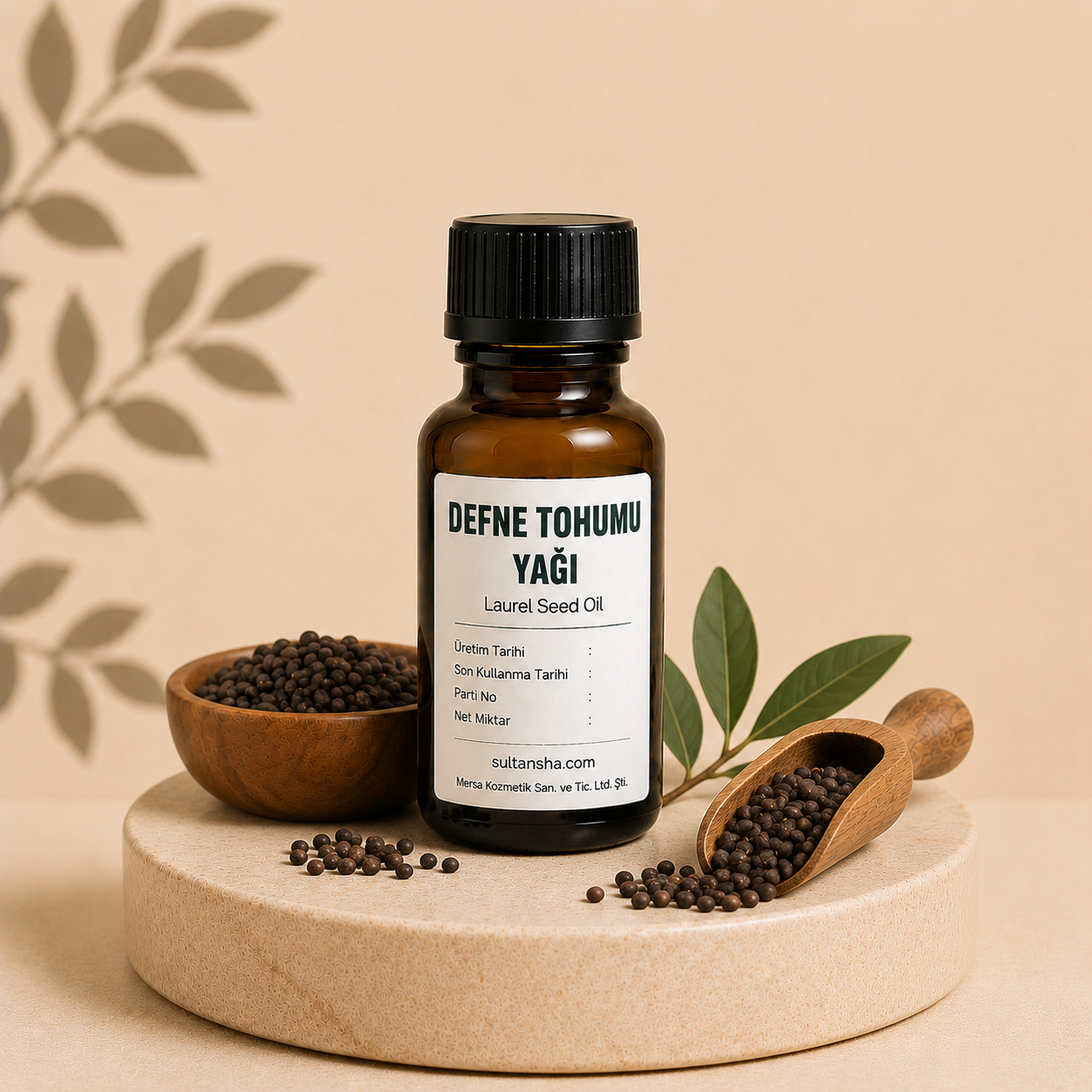 Defne tohumu yağı Laurel Seed Oil sabun, saç ve cilt bakım kozmetiği hammaddesi