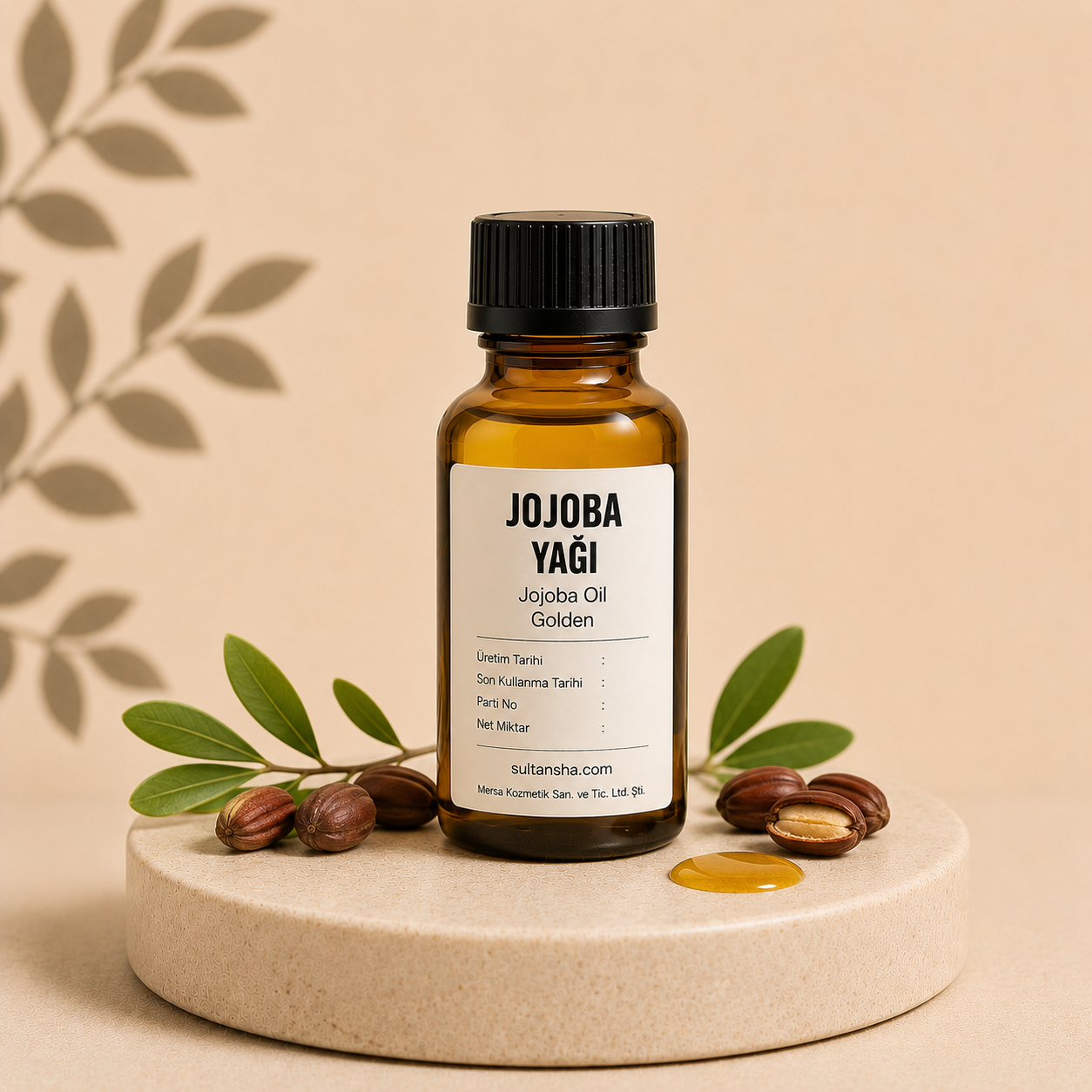 Golden Jojoba Yağı (Golden Jojoba Oil) %100 saf soğuk sıkım doğal bitkisel yağ.