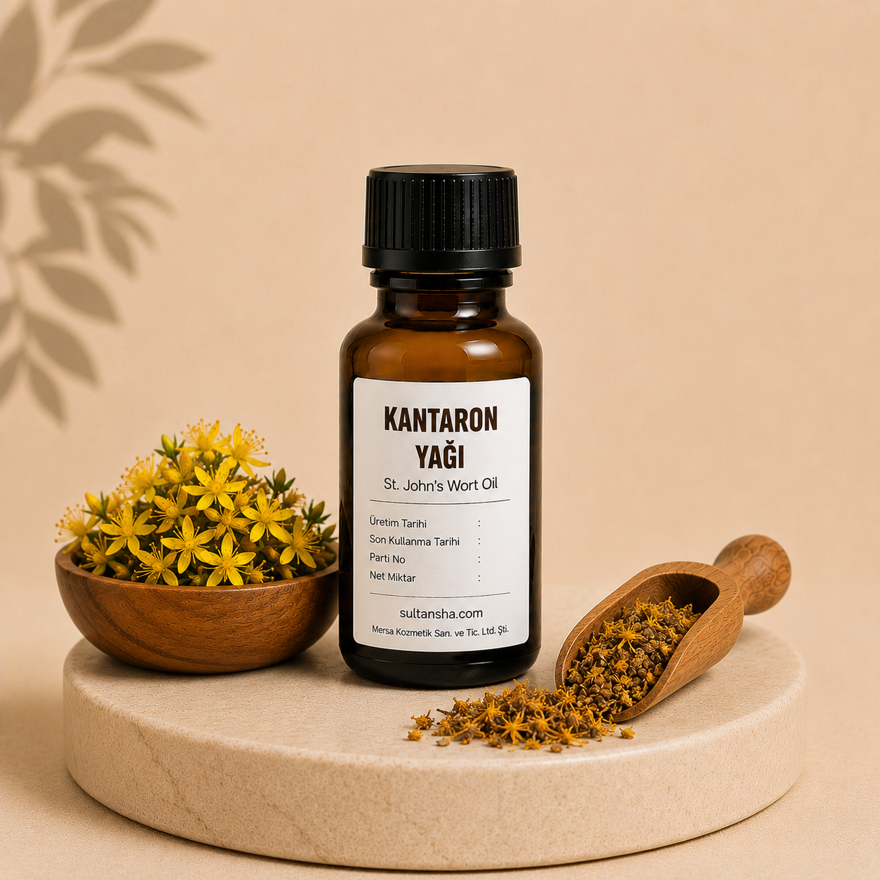 Kantaron yağı sarı kantaron maserasyon yağı krem, balm ve cilt bakım kozmetiği hammaddesi