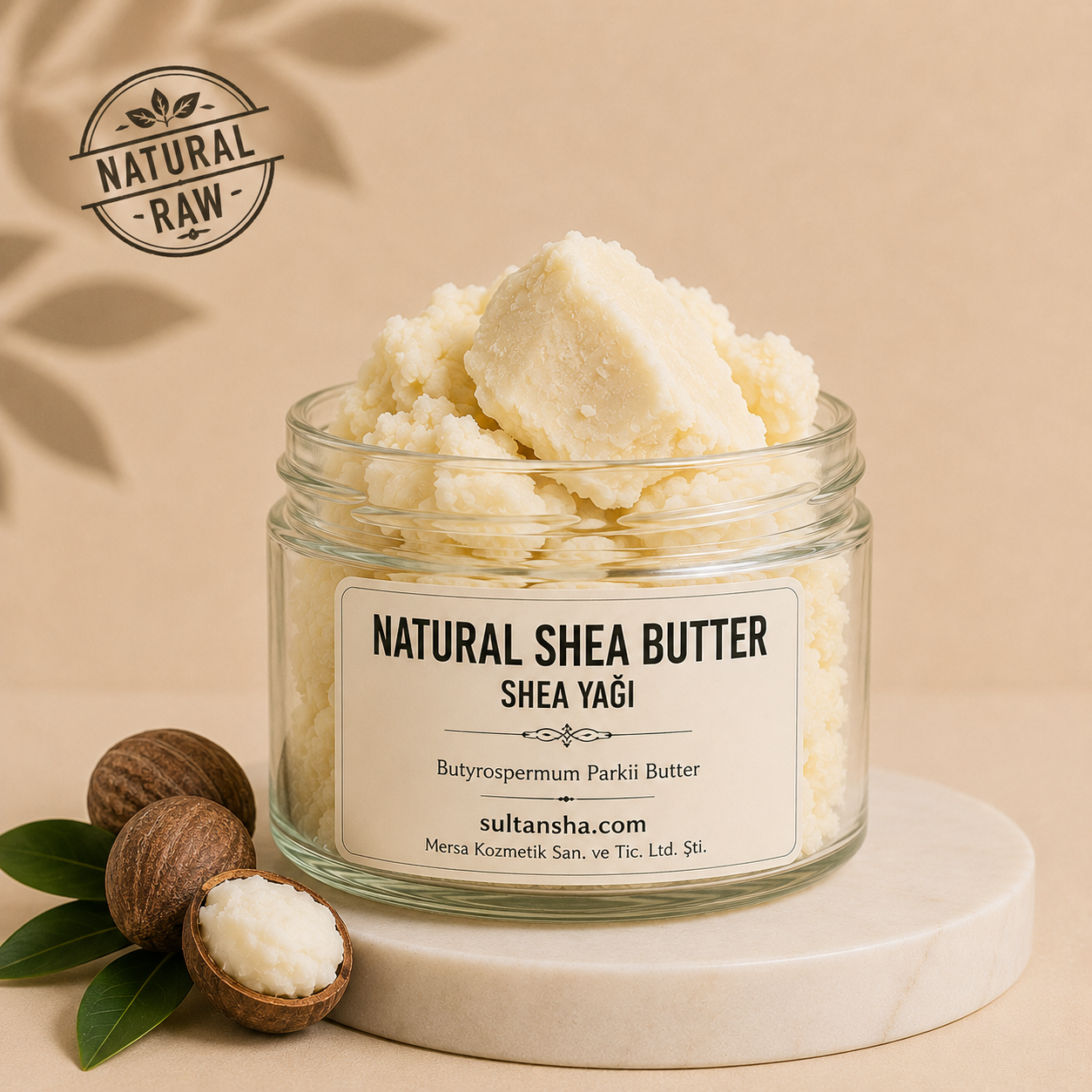 Natural Shea Butter doğal shea yağı karite yağı kozmetik ve body butter hammaddesi