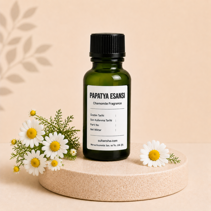 Papatya Esansı (Chamomile Fragrance) kozmetik, sabun ve mum yapımı için esans
