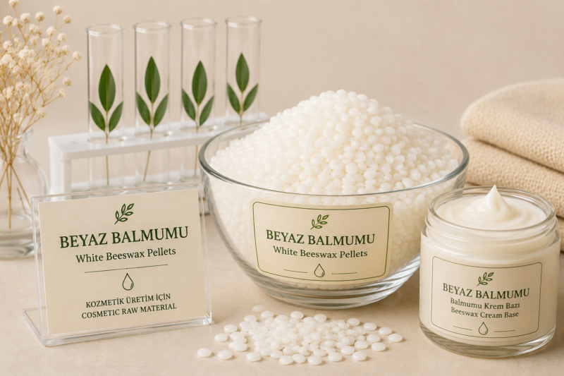Beyaz Balmumu Tane White Beeswax Doğal Mum ve Kozmetik Hammaddesi Sultansha