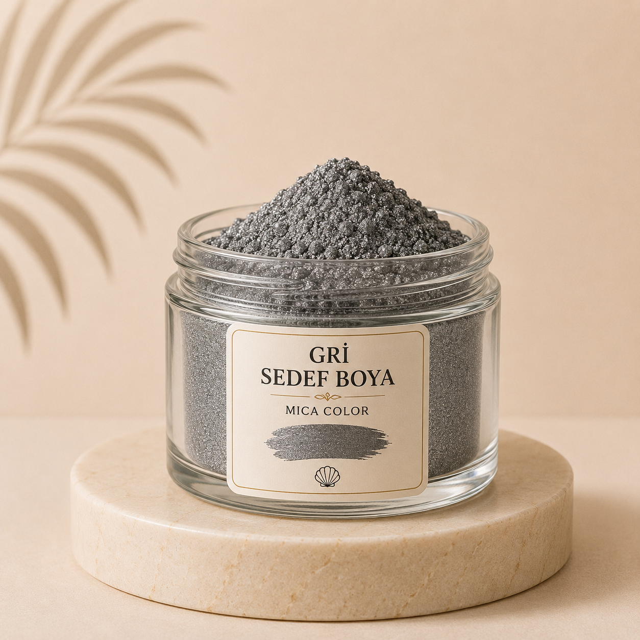 Gri Sedef Boya (Silver Grey Mica Powder) kozmetik renklendirici