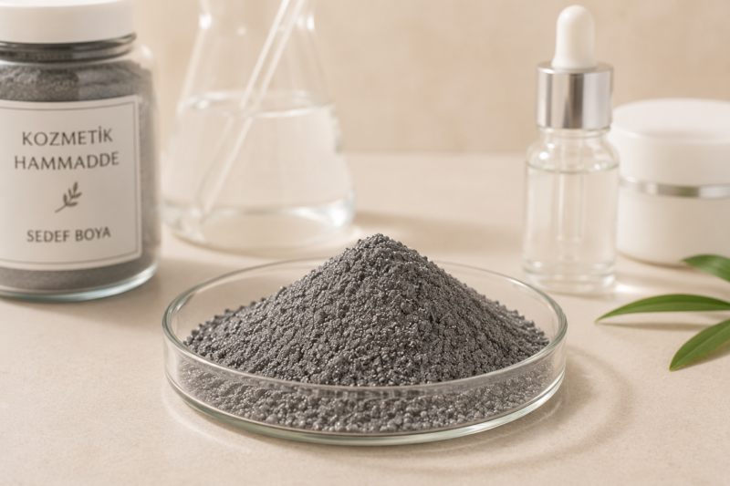 Gri Sedef Boya Silver Grey Mica Powder kozmetik pigmenti