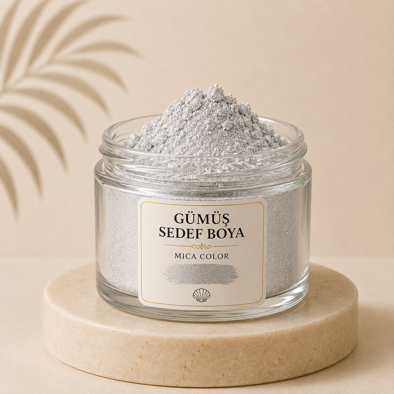 Gümüş Sedef Boya (Silver Mica Powder) kozmetik renklendirici