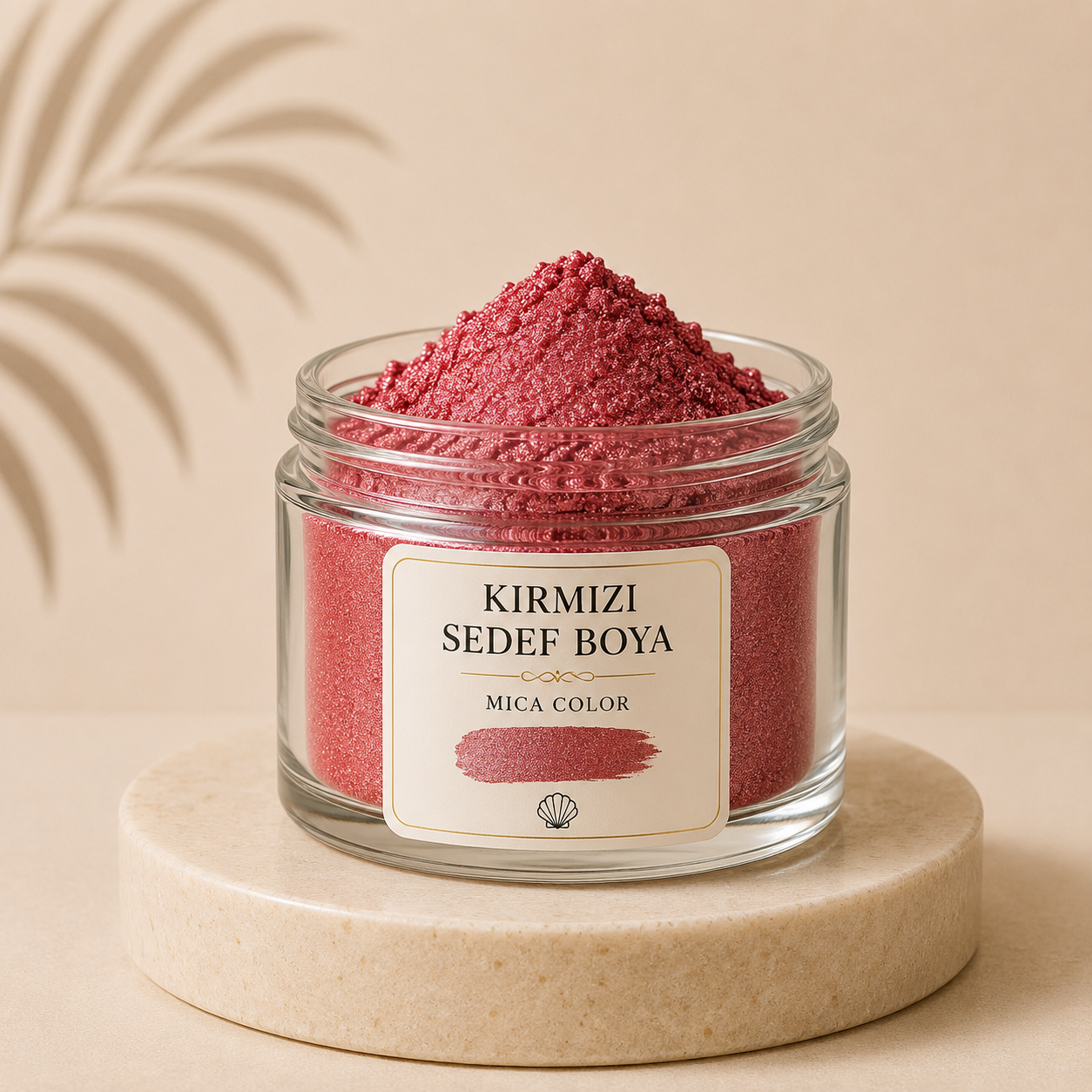 Kırmızı Sedef Boya (Red Mica Powder) kozmetik renklendirici