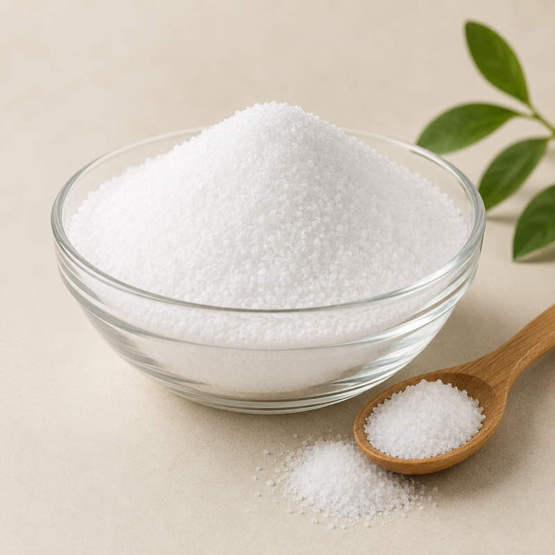 Magnezyum Sülfat (Magnesium Sulfate), kozmetik ve kişisel bakım ürünlerinde kullanılan beyaz kristal toz hammaddedir.