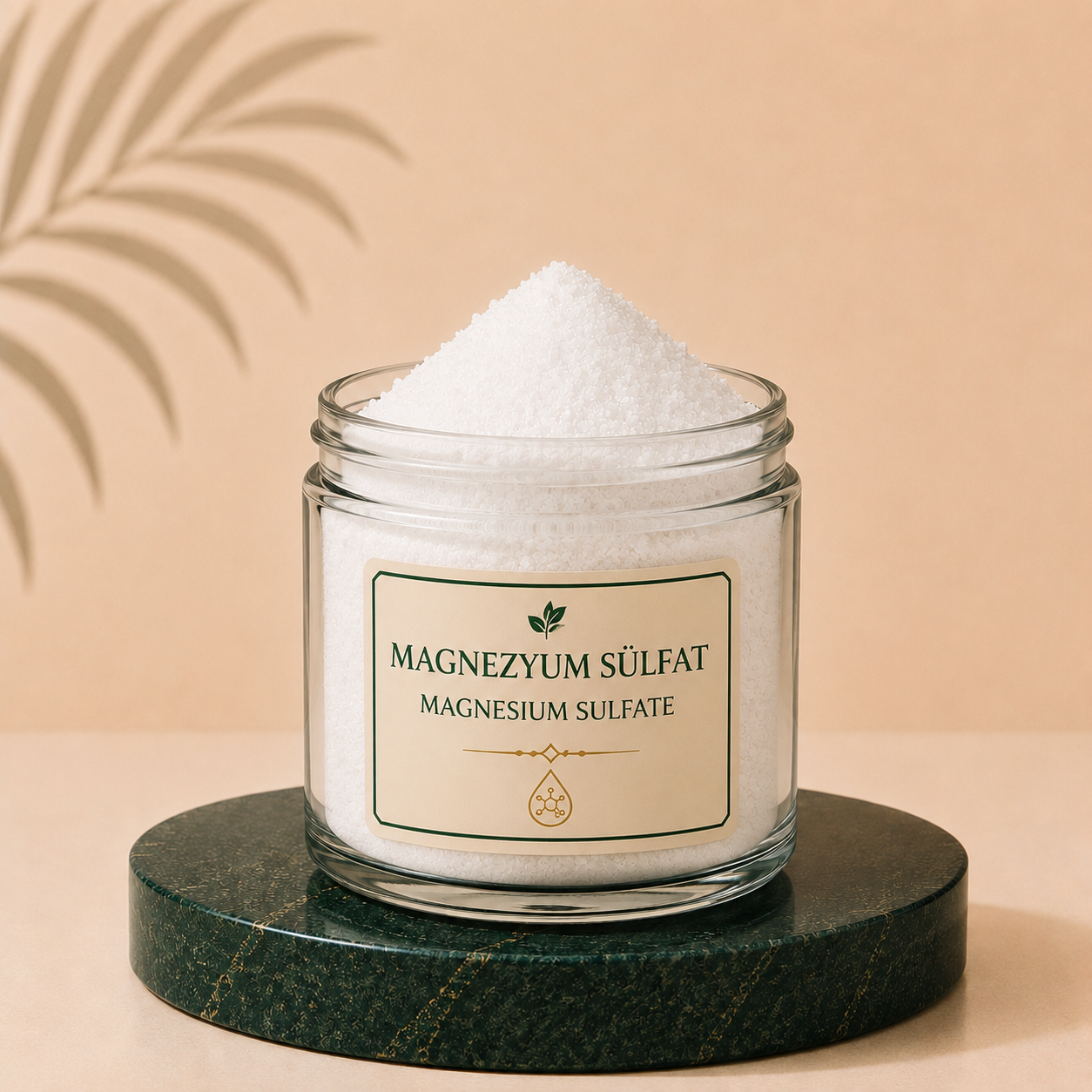 Magnezyum Sülfat (Magnesium Sulfate) kozmetik üretiminde kullanılan mineral hammadde.