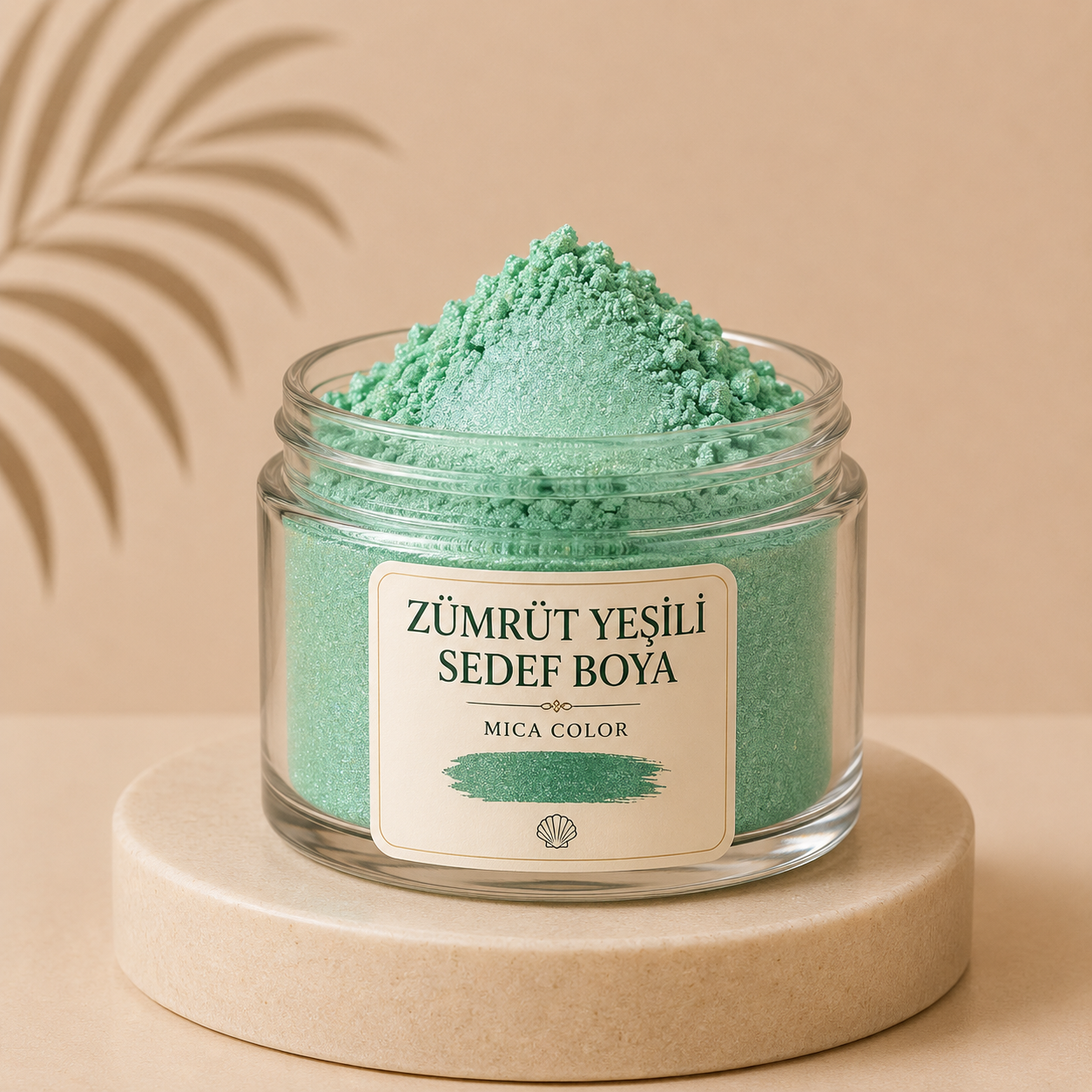 Yeşil Sedef Boya (Green Mica Powder) kozmetik pigmenti