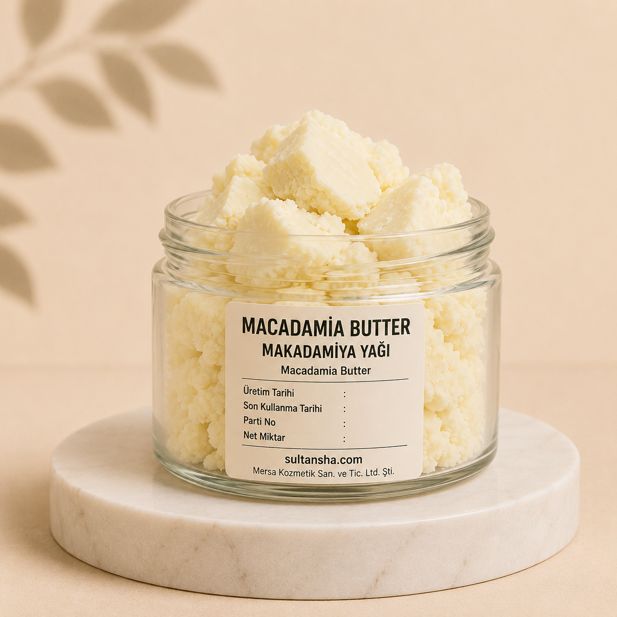 Macadamia Butter makadamya yağı body butter saç ve kozmetik üretim hammaddesi