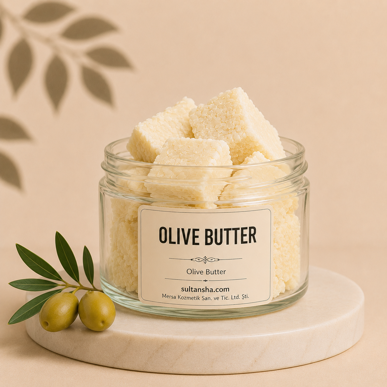 Olive Butter zeytin butter body butter balm ve kozmetik üretim hammaddesi