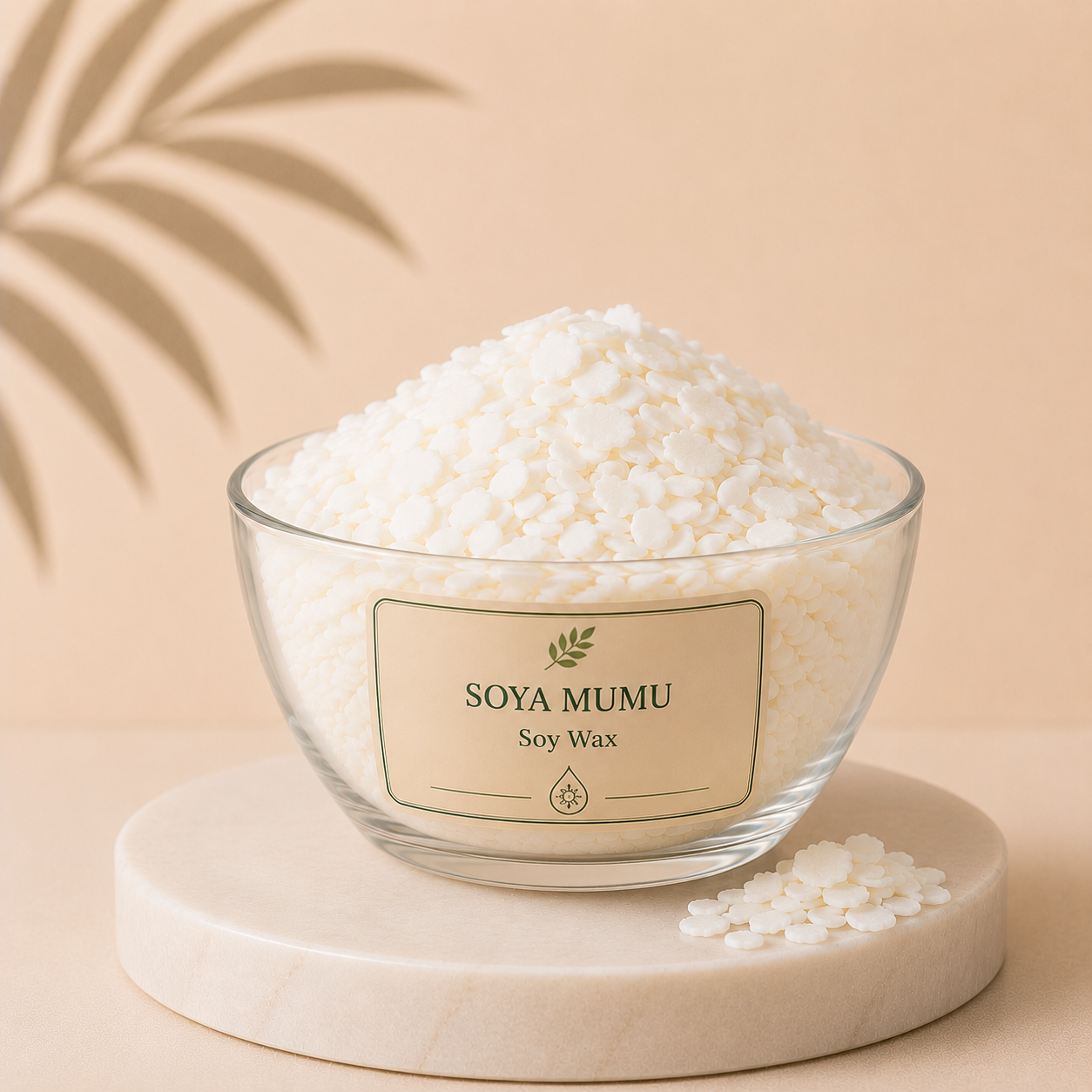 Soya Mumu (Soy Wax) doğal bitkisel kozmetik ve mum yapım waxı