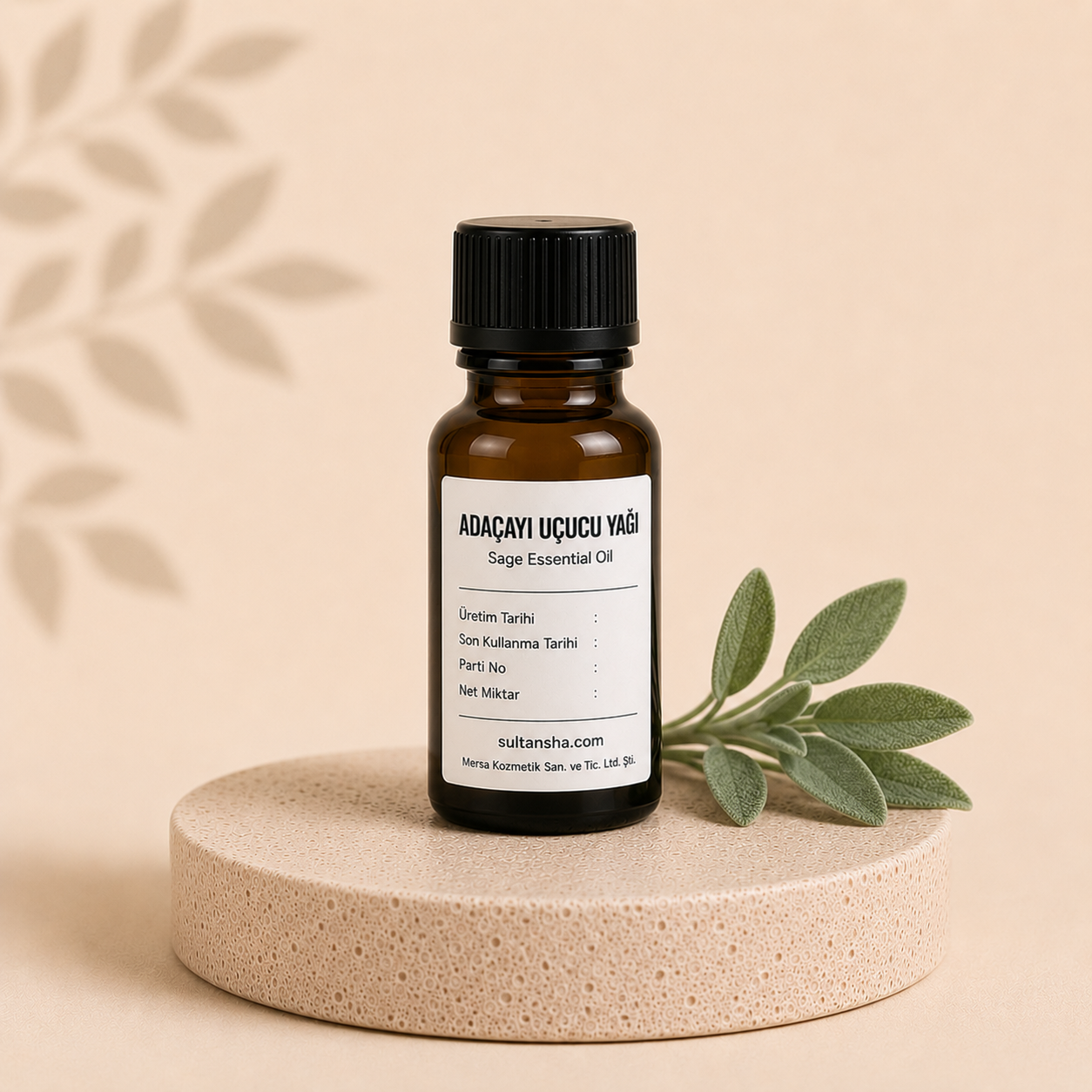 Adaçayı Uçucu Yağı (Sage Essential Oil) %100 saf doğal uçucu yağ.