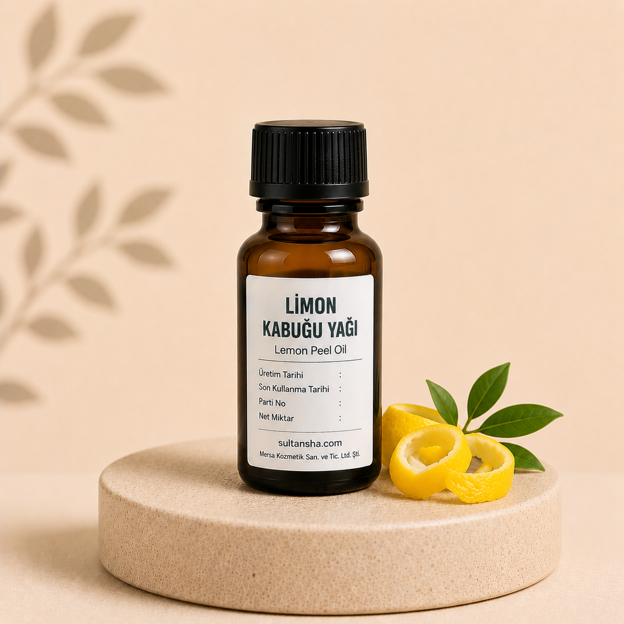 Limon Kabuğu Uçucu Yağı (Lemon Peel Essential Oil) %100 saf doğal uçucu yağ.