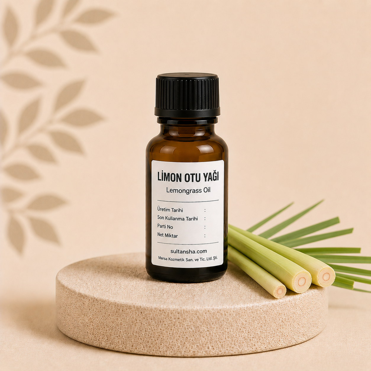 Limon Otu Uçucu Yağı (Lemongrass Essential Oil) %100 saf doğal uçucu yağ.