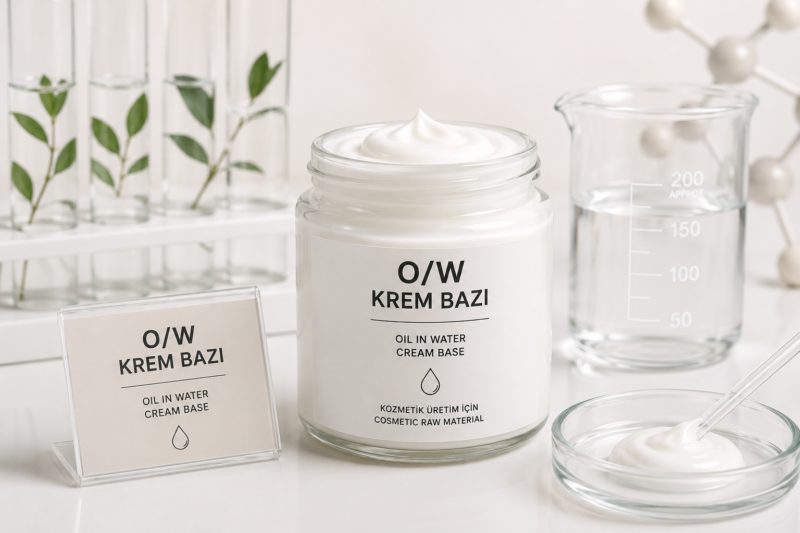 O/W Soguk Krem Bazi Cold Process Cream Base Emülsiyon Hammaddesi Sultansha