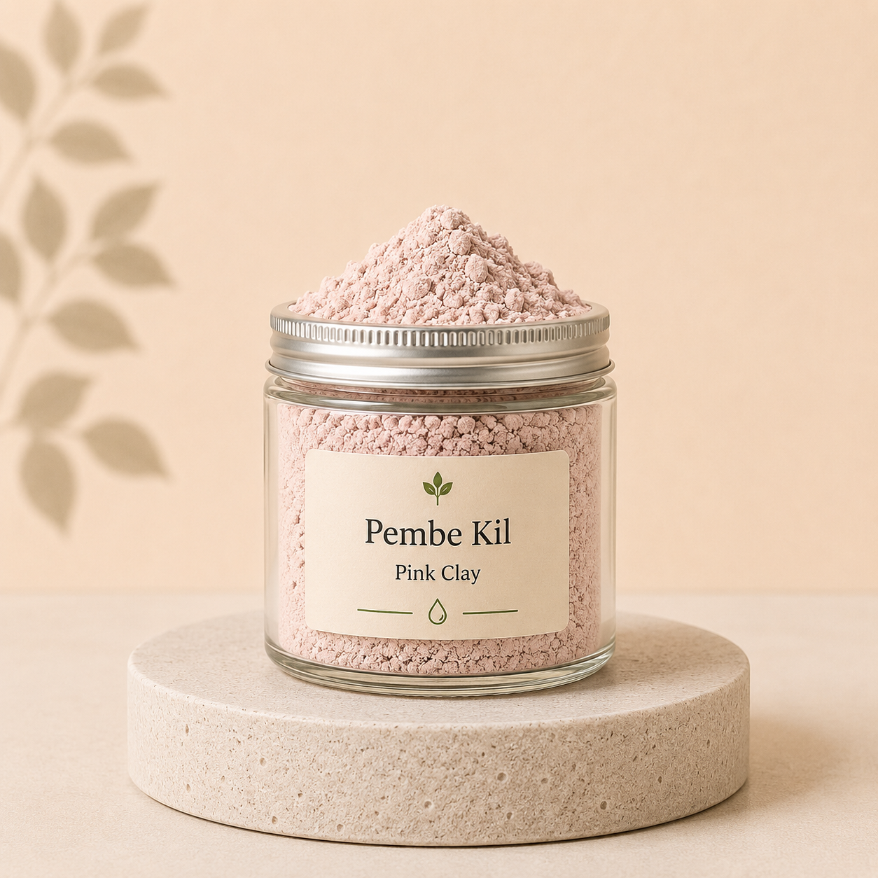 Pembe Kil (Pink Clay) doğal kozmetik üretiminde kullanılan mineral hammadde.