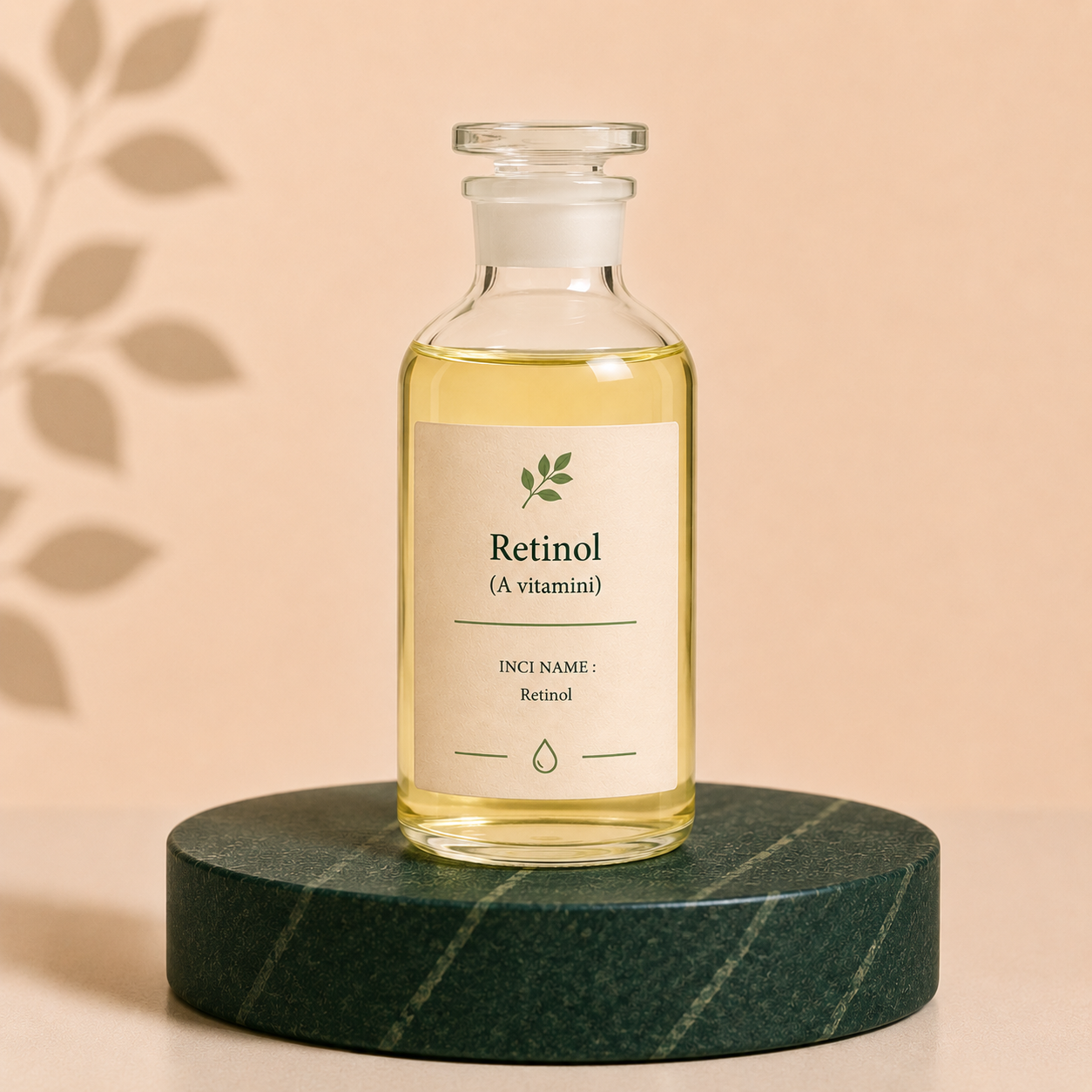 Retinol A Vitamini kozmetik aktif hammaddesi serum ve krem formülasyonu için