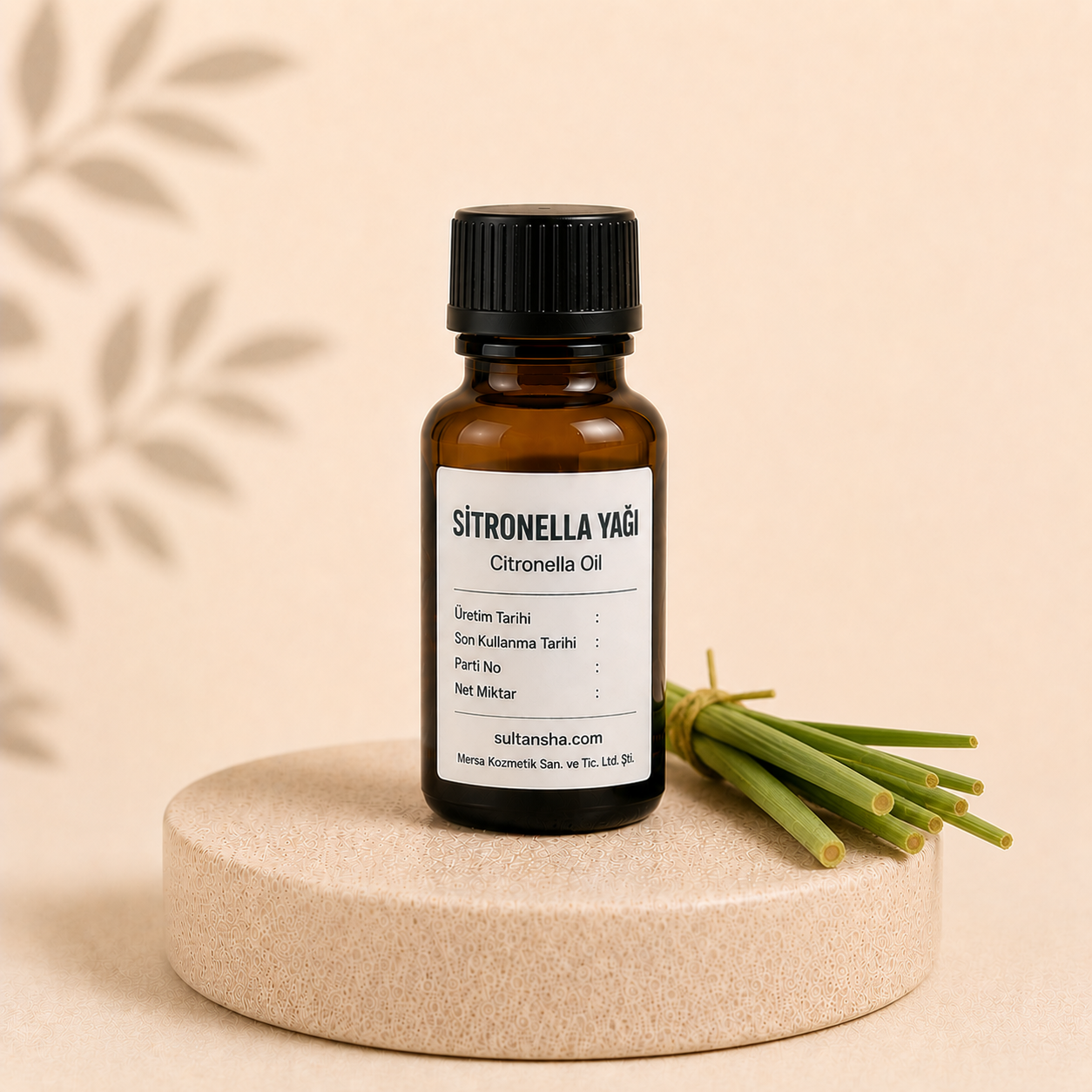 Sitronella Uçucu Yağı (Citronella Essential Oil) %100 saf doğal uçucu yağ.