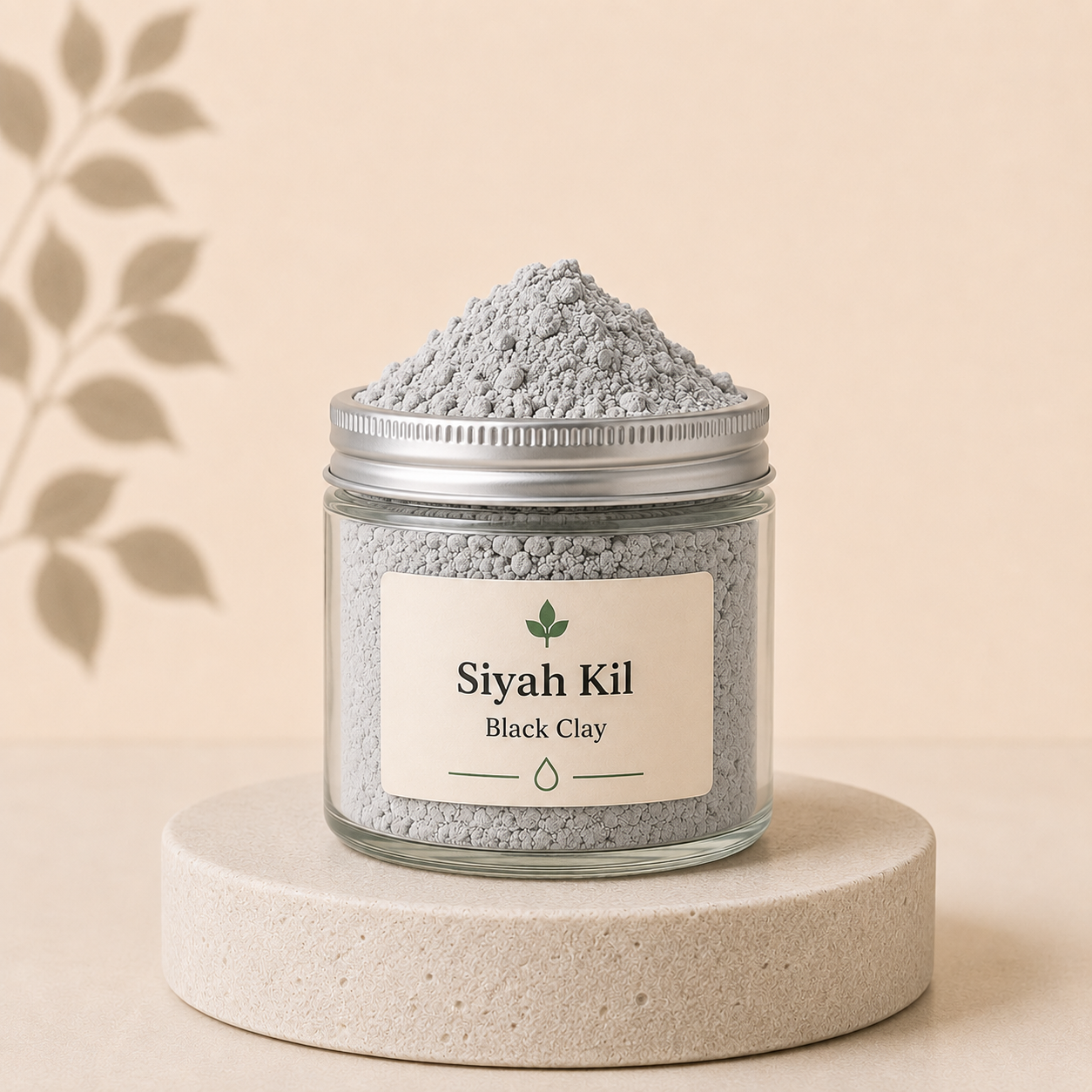 Siyah Kil (Black Clay) doğal kozmetik üretiminde kullanılan mineral hammadde.