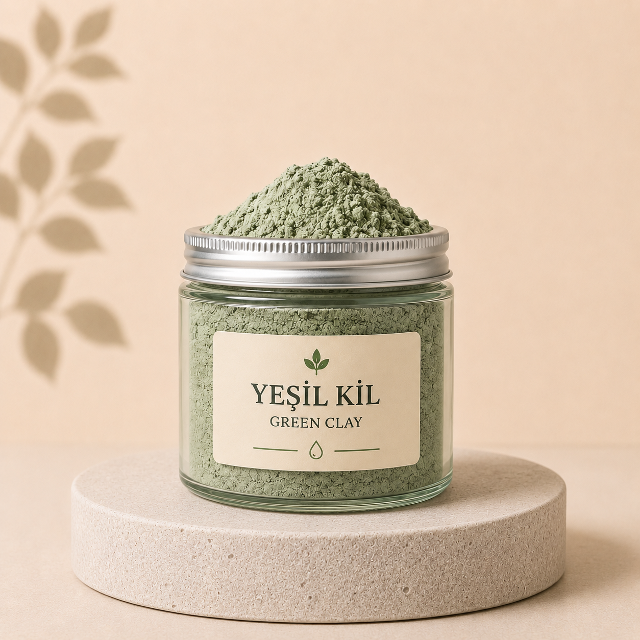 Yeşil Kil (Green Clay) doğal kozmetik üretiminde kullanılan mineral hammadde.