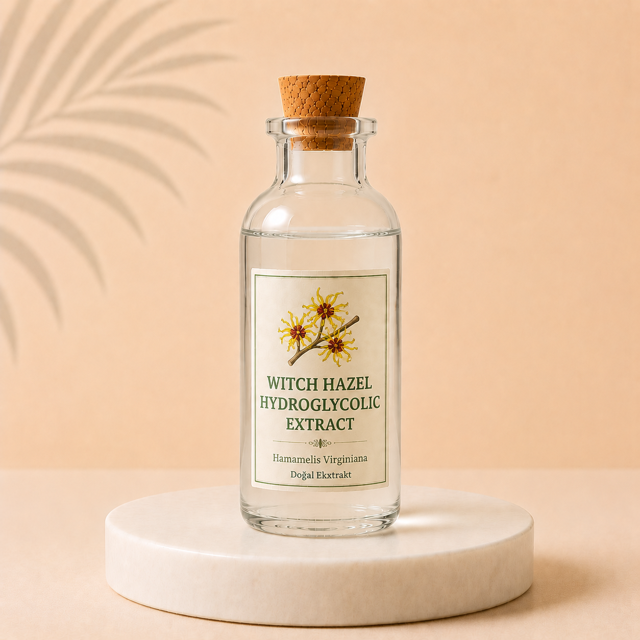 Cadı fındığı ekstraktı Witch Hazel Extract tonik ve cilt bakım kozmetiği hammaddesi