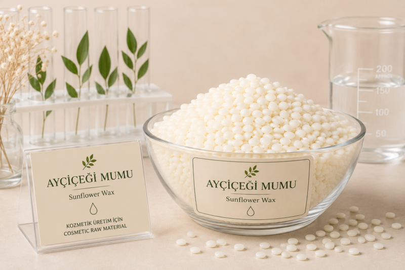 Aycicegi Mumu Sunflower Wax Bitkisel Kozmetik Hammaddesi Sultansha