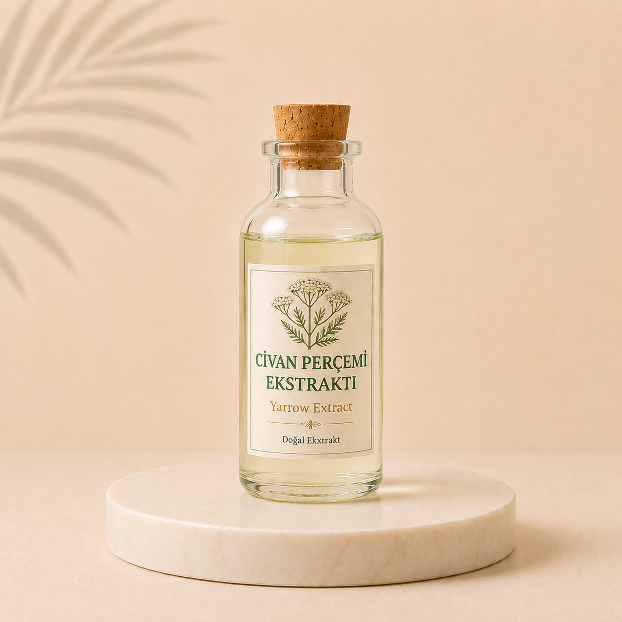 Civan perçemi ekstraktı Yarrow Extract cilt, saç ve kozmetik bakım formülleri için bitkisel öz