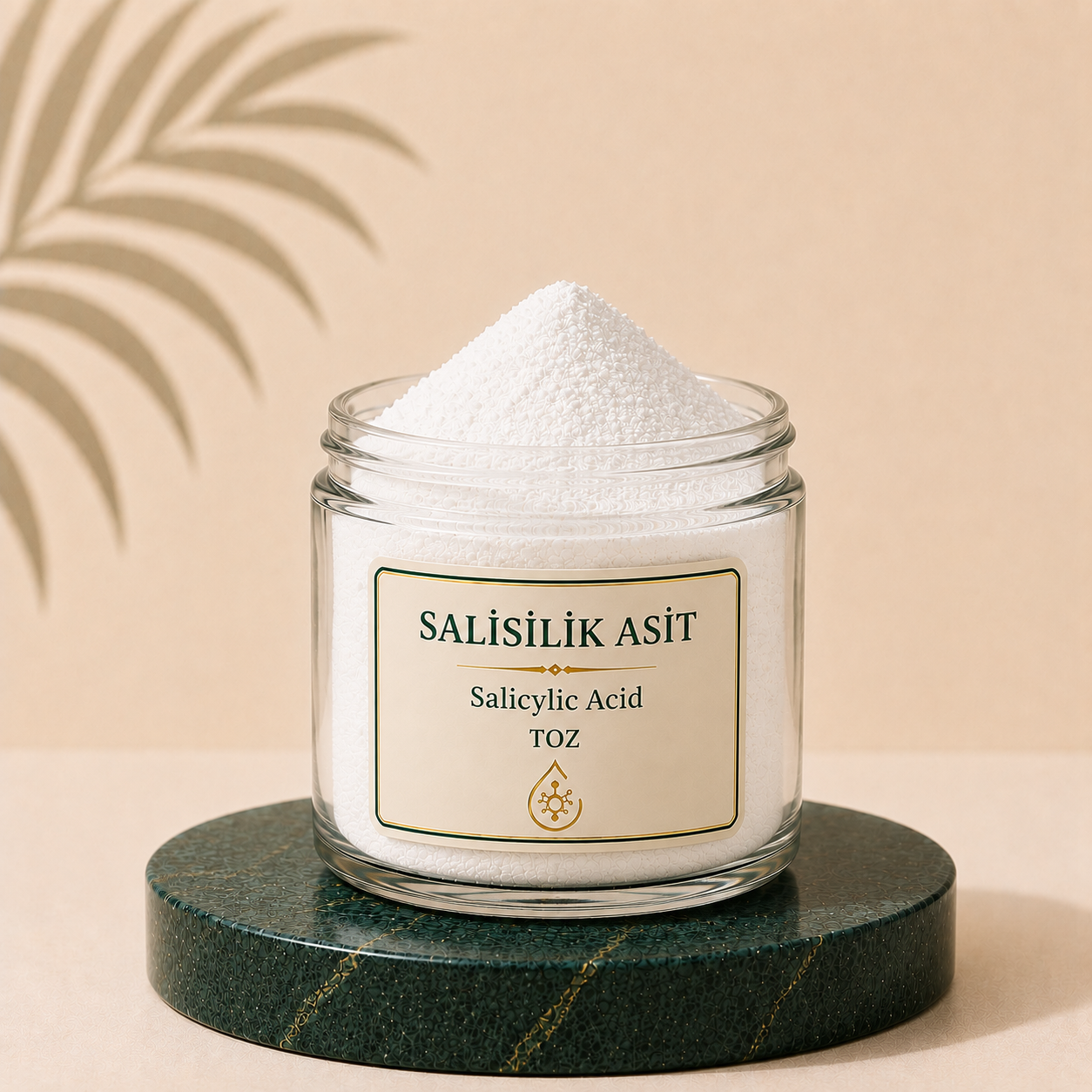 Salisilik Asit (Salicylic Acid) kozmetik üretiminde kullanılan aktif hammadde.
