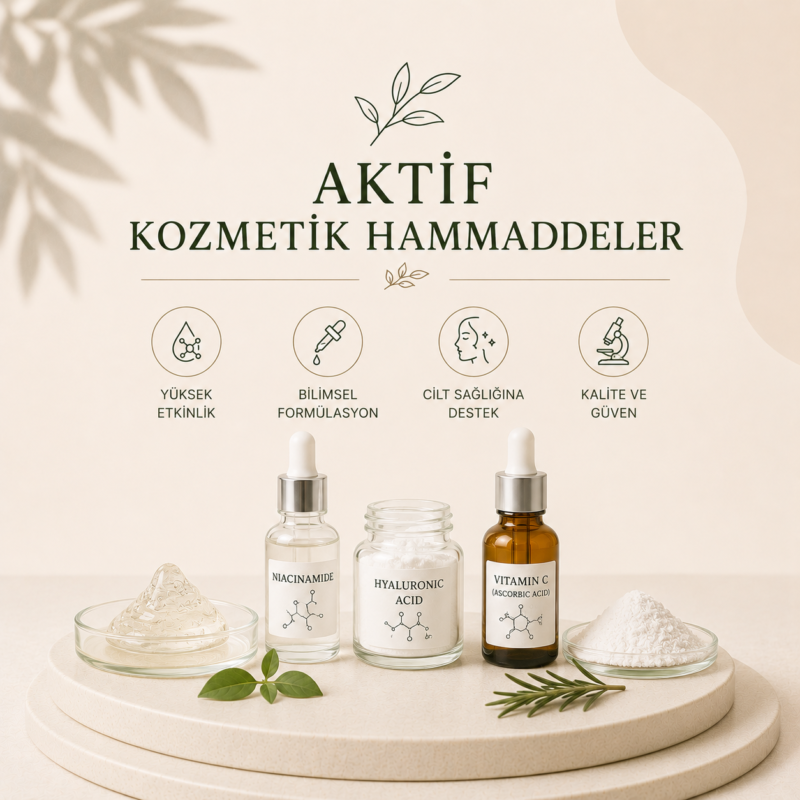 Aktif Kozmetik Hammaddeler