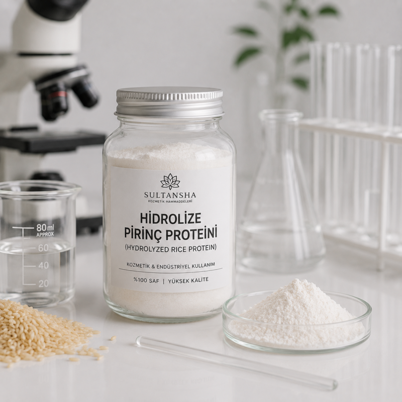 idrolize Pirinç Proteini (Hydrolyzed Rice Protein) Kozmetik Hammaddesi