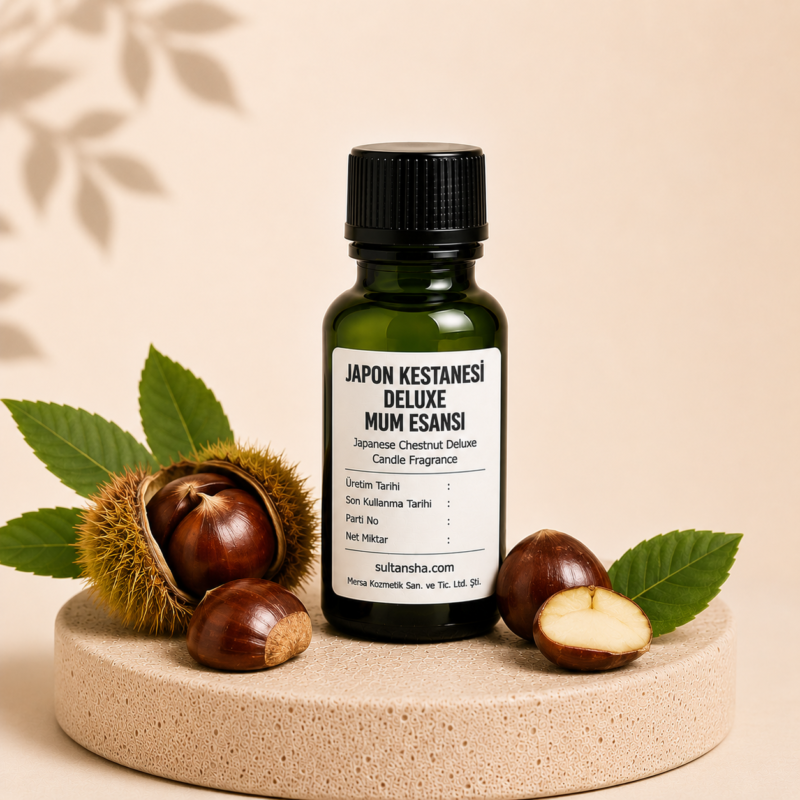 Japanese Chestnut Mum Esansı - Mum ve Kozmetik Üretimi İçin Premium Esans