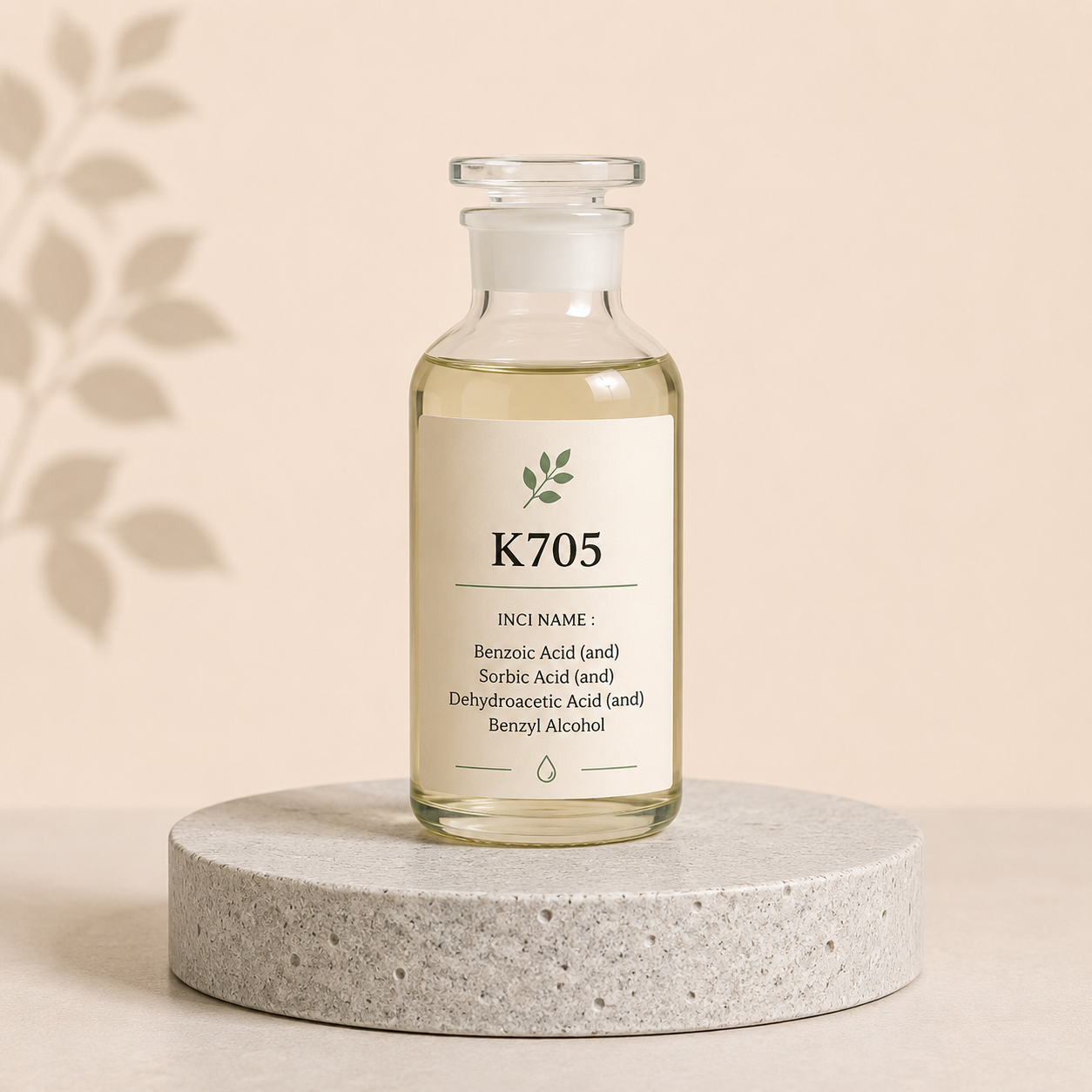 K705 koruyucu Benzoic Acid Sorbic Acid Dehydroacetic Acid Benzyl Alcohol kozmetik hammaddesi