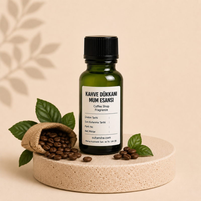 Kahve Dükkanı Mum Esansı soya mum oda kokusu ve reed diffuser esansı