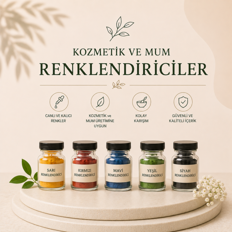 Kozmetik ve Mum Renklendiriciler