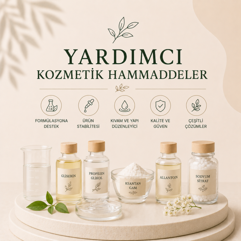 Yardımcı Kozmetik Hammaddeler