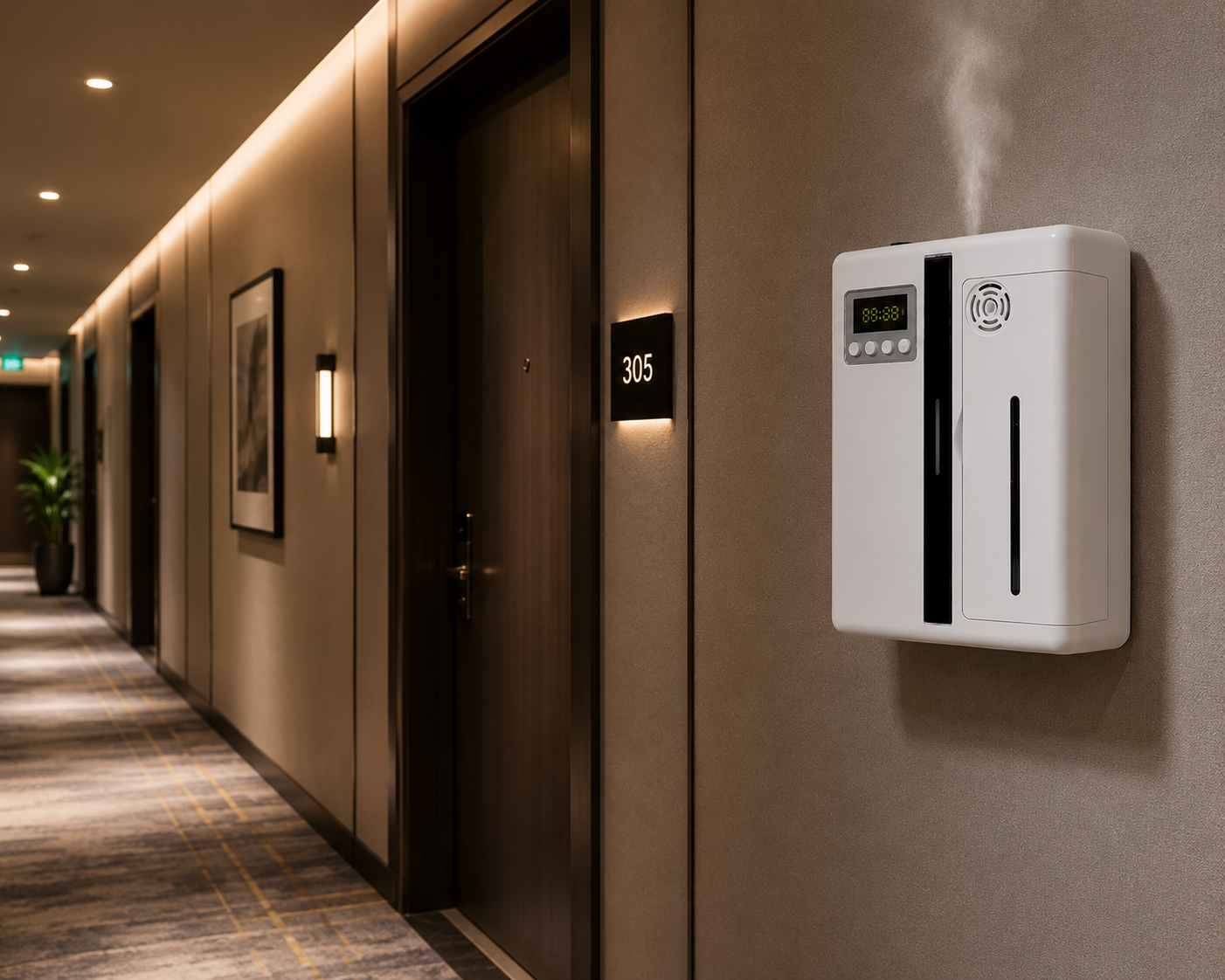 Otel İçin Siyah Koku Makinesi Otel odası lobi resepsiyon ve koridor için siyah koku makinesi