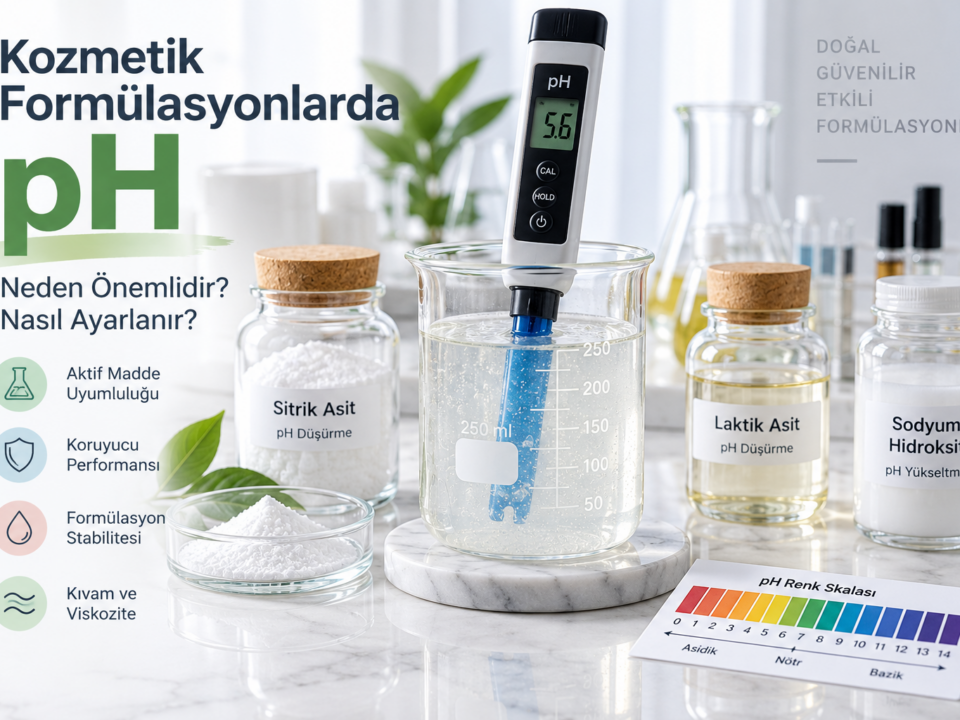 Kozmetik formülasyonlarda pH ölçümü ve pH ayarlama